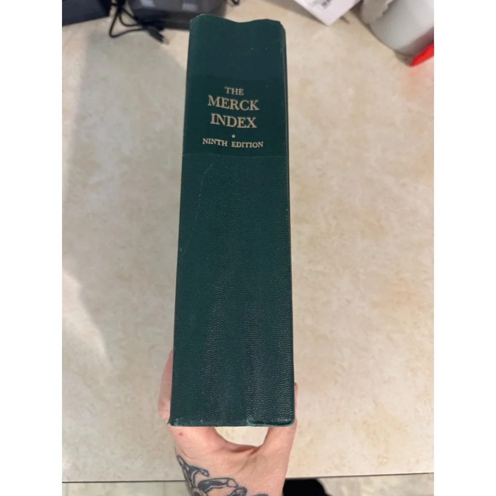 The Merck Index Ninth Edition 1976 Encyclopedia of Chemicals and Drugs Hardcover